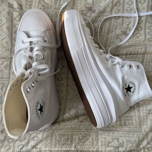 Converse All Star White Canvas High-Tops